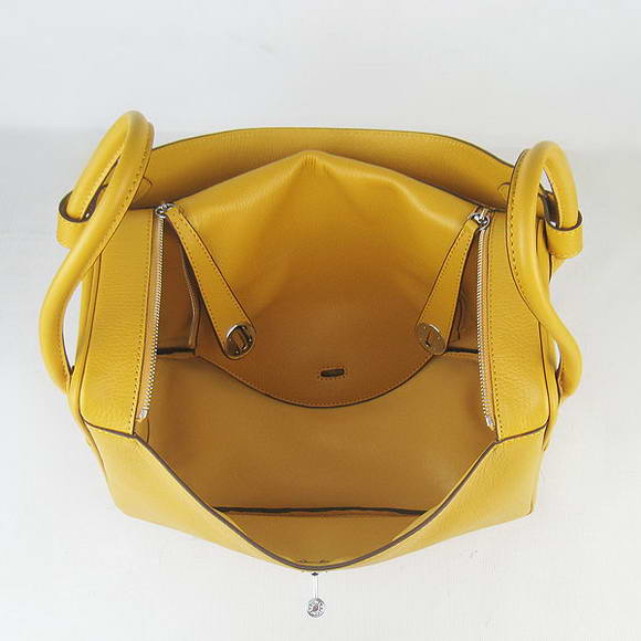 High Quality Replica Hermes Lindy 26CM Shoulder Bag Yellow - Click Image to Close